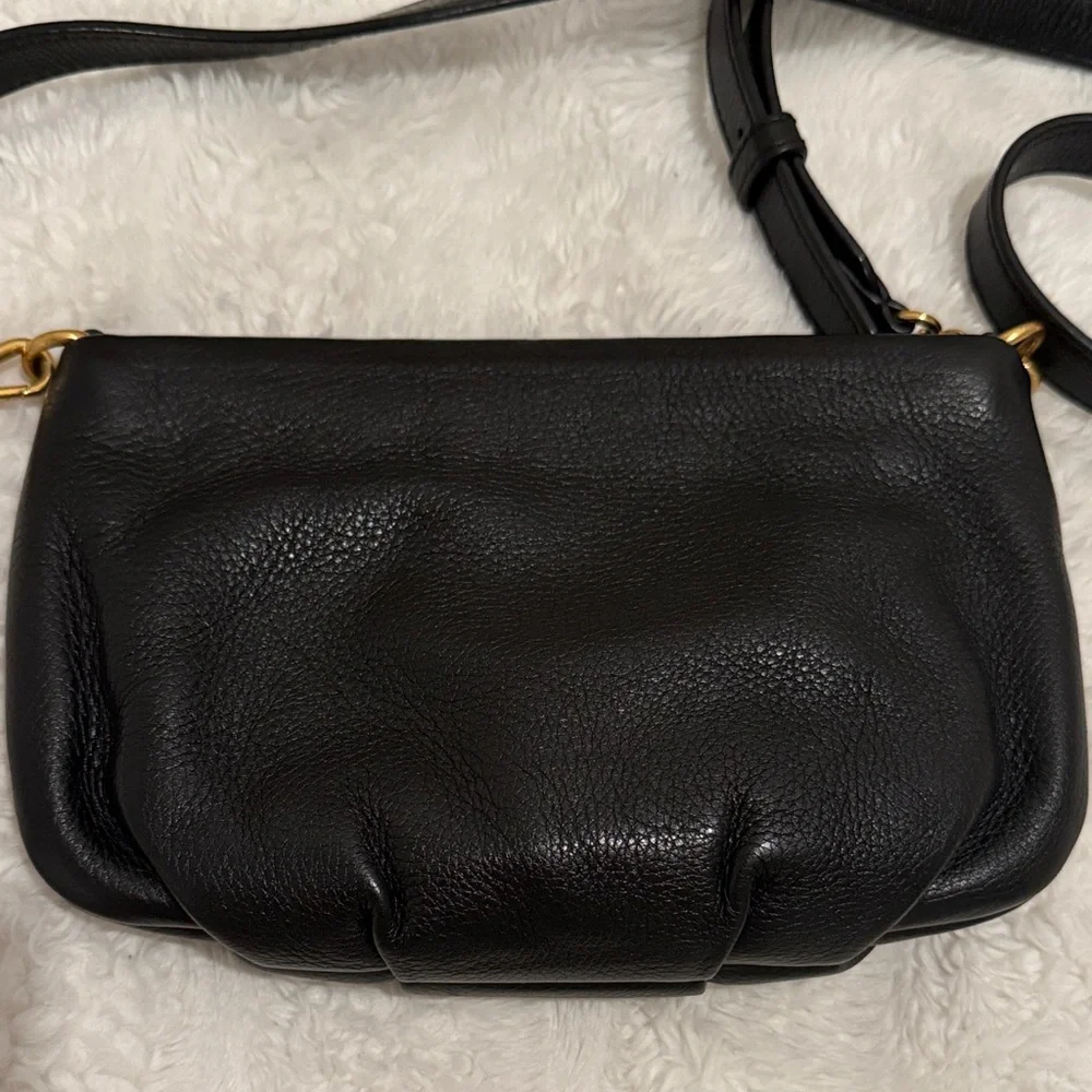Marc by Marc Jacobs Black Leather Percy Crossbody Bag - Picture 5 of 8